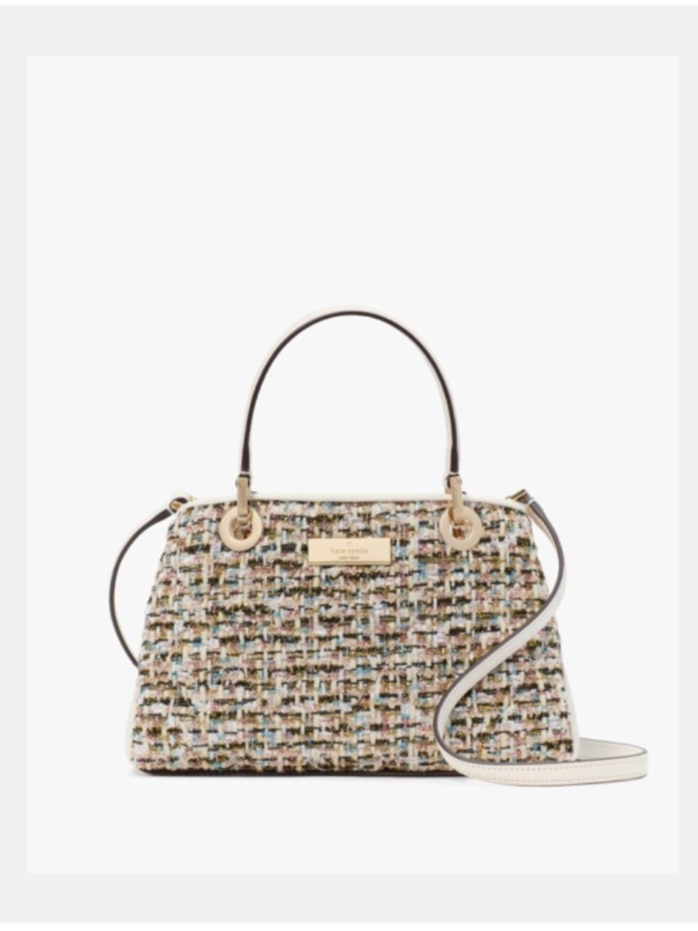 Kate Spade Carey Tinsel Tweed Small Sullivan Satchel NWOT